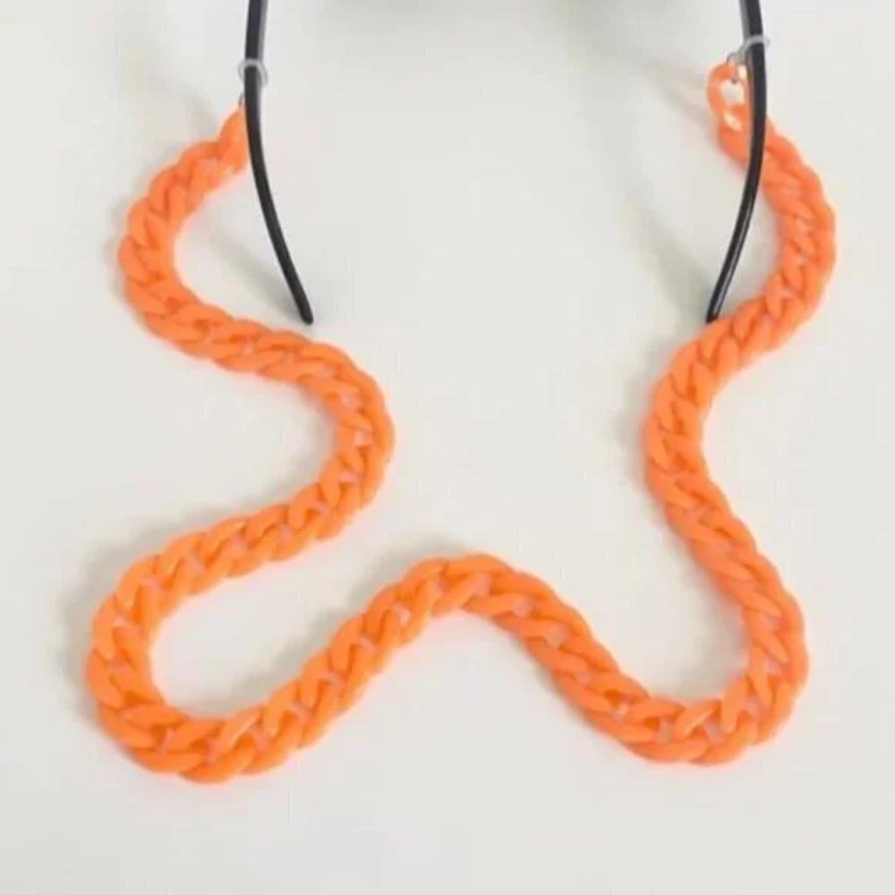 Acrylic Sunny Cord (bright orange color)